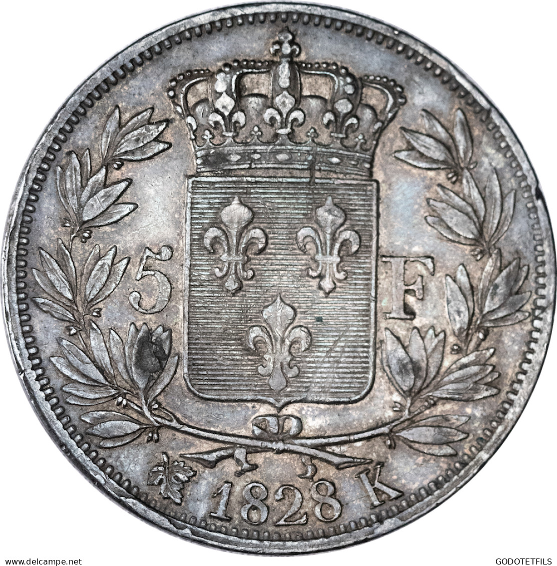 Restauration - 5 Francs Charles X 1828 Bordeaux - 5 Francs
