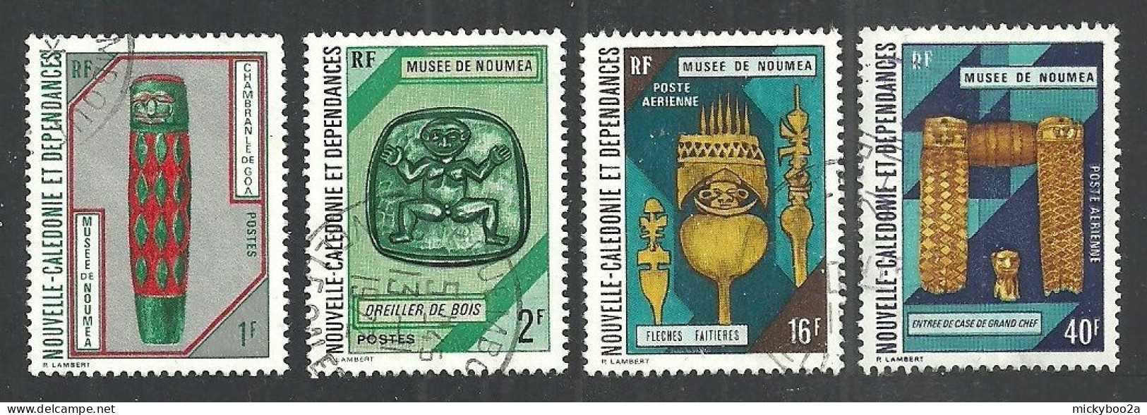 NEW CALEDONIA 1972 NOUMEA MUSEUM EXHIBITS VALUES USED - Gebruikt