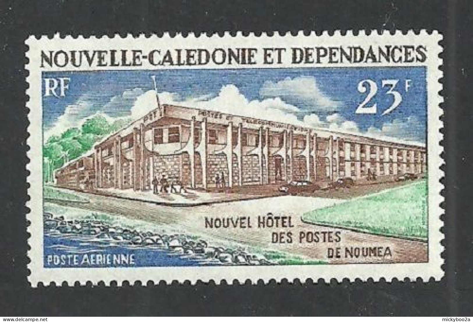 NEW CALEDONIA 1972 POST OFFICE SET MOUNTED MINT - Usados