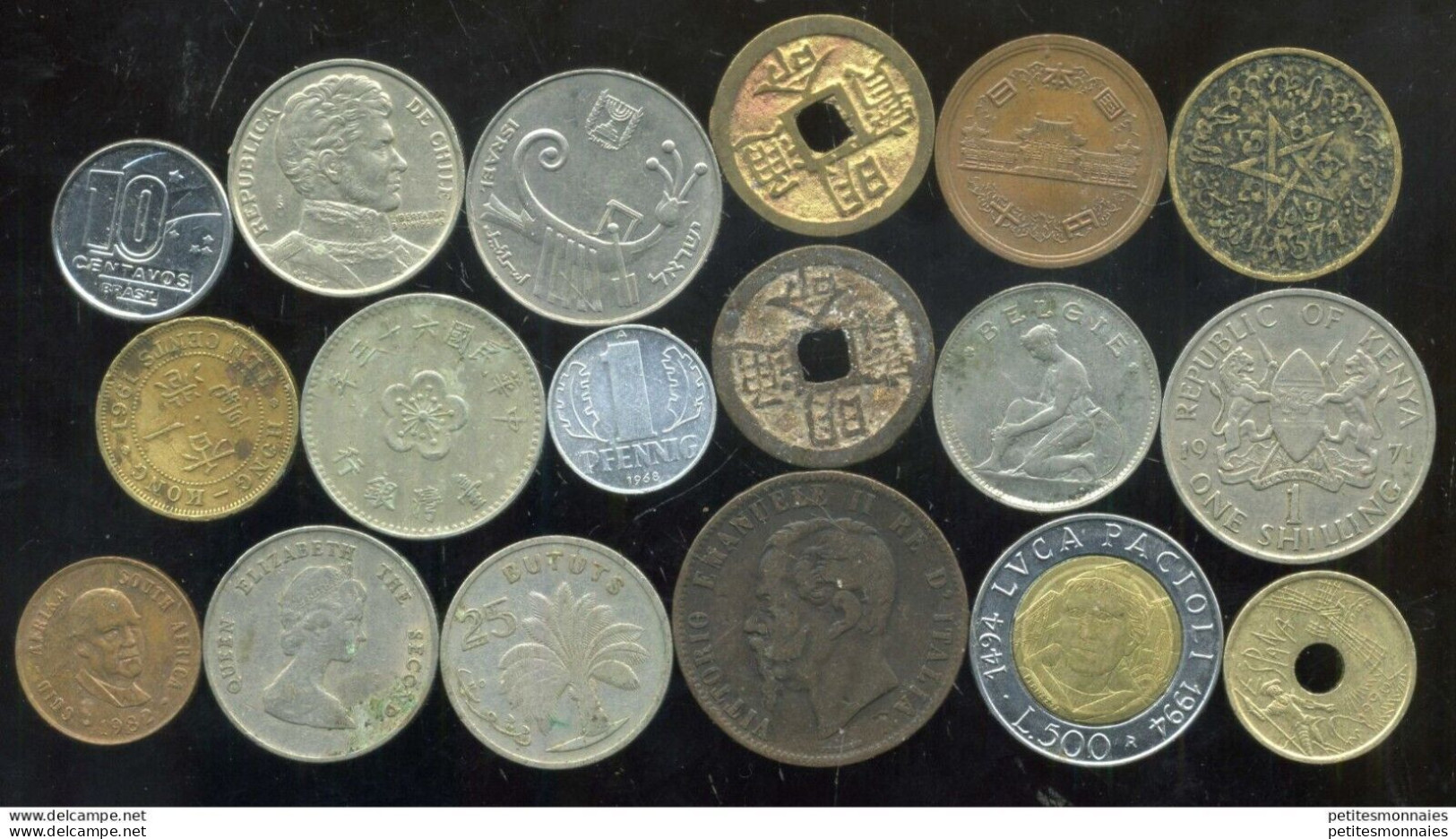 Lot De 18 Monnaies Du Monde ( 17 ) E - Kiloware - Münzen
