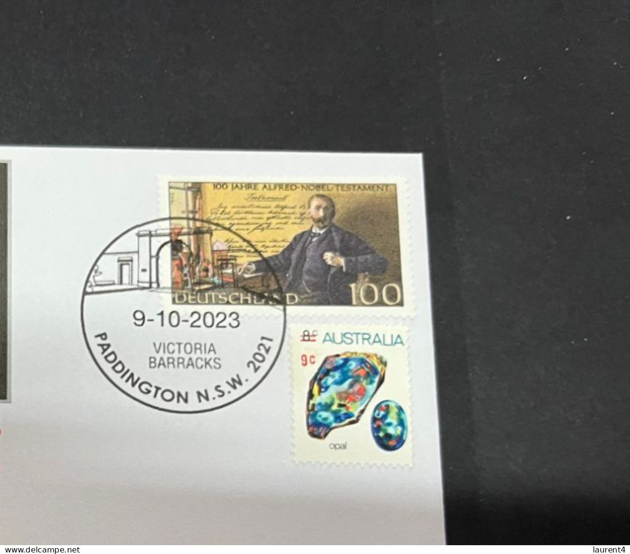 10-10-2023 (3 U 47) Nobel Economic Prize Awarded In 2023 - 1 Cover - Nobel Germany + OZ Stamp (postmarked 9-10-2022) - Other & Unclassified