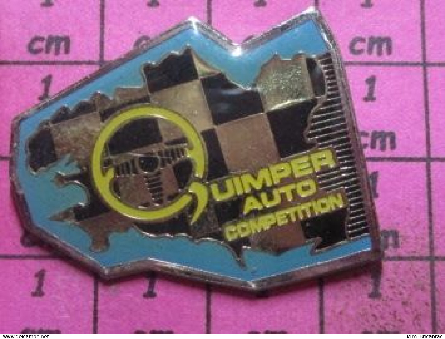 3119 Pin's Pins / Beau Et Rare / SPORTS / BRETAGNE QUIMPER AUTO COMPETITION - Car Racing - F1