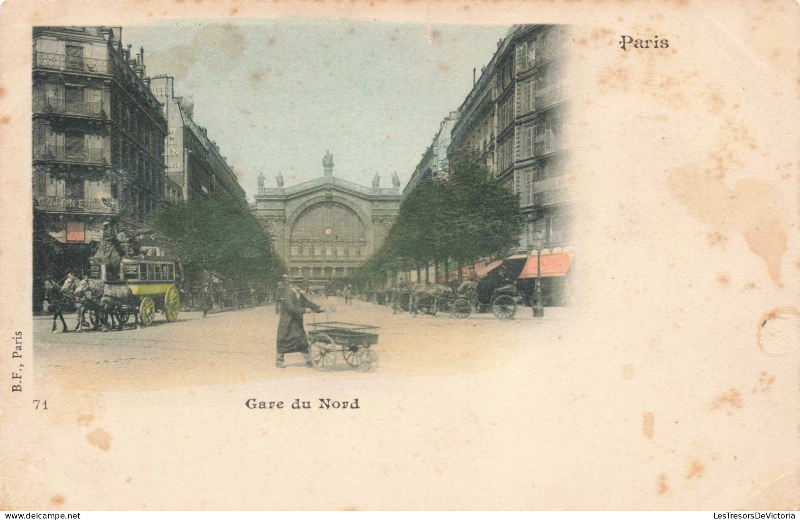 FRANCE - Paris - Gare Du Nord - Colorisé - Carte Postale Ancienne - Pariser Métro, Bahnhöfe