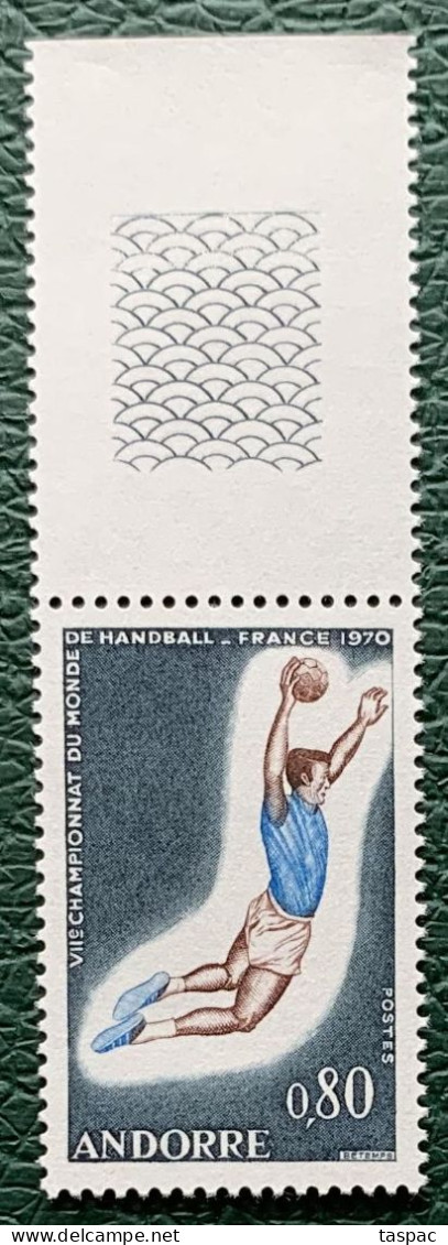 French Andorra 1970 Mi# 221 ** MNH - 7th International Field Ball Games - Handball