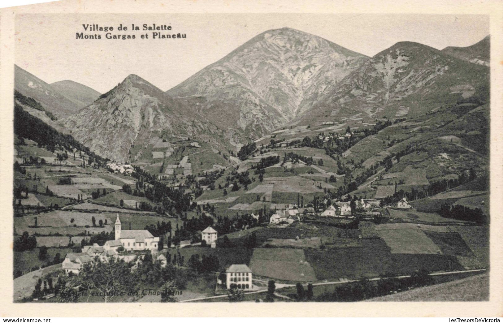 FRANCE - ISERE - Village De LA SALETTE - Monts Gargas Et Planeau - Carte Postale Ancienne - La Salette