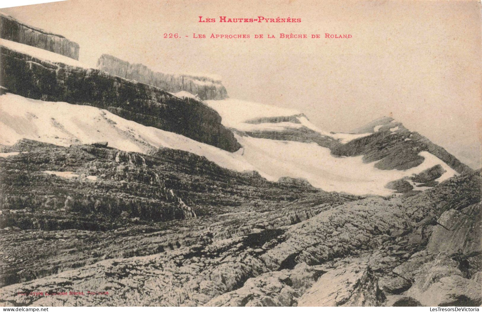FRANCE - Hautes Pyrénées - Les Approches De La Brèche De Roland - Carte Postale Ancienne - Gavarnie