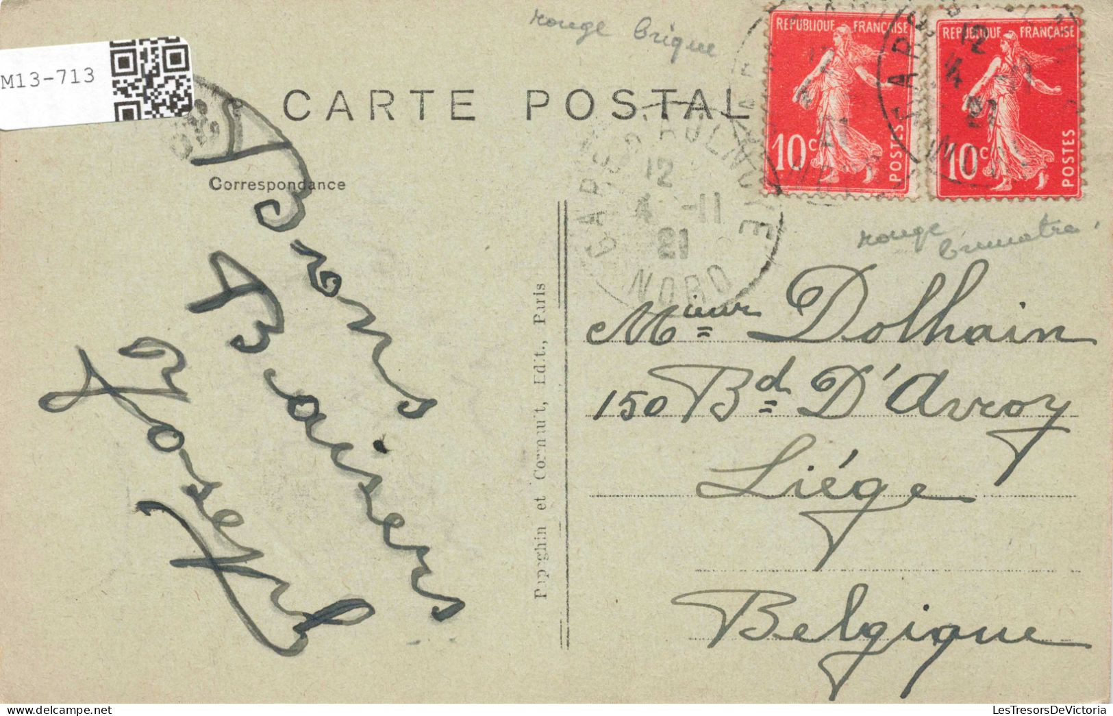 FRANCE - Paris - Une Pensée De Paris - Multivues - Carte Postale Ancienne - Squares