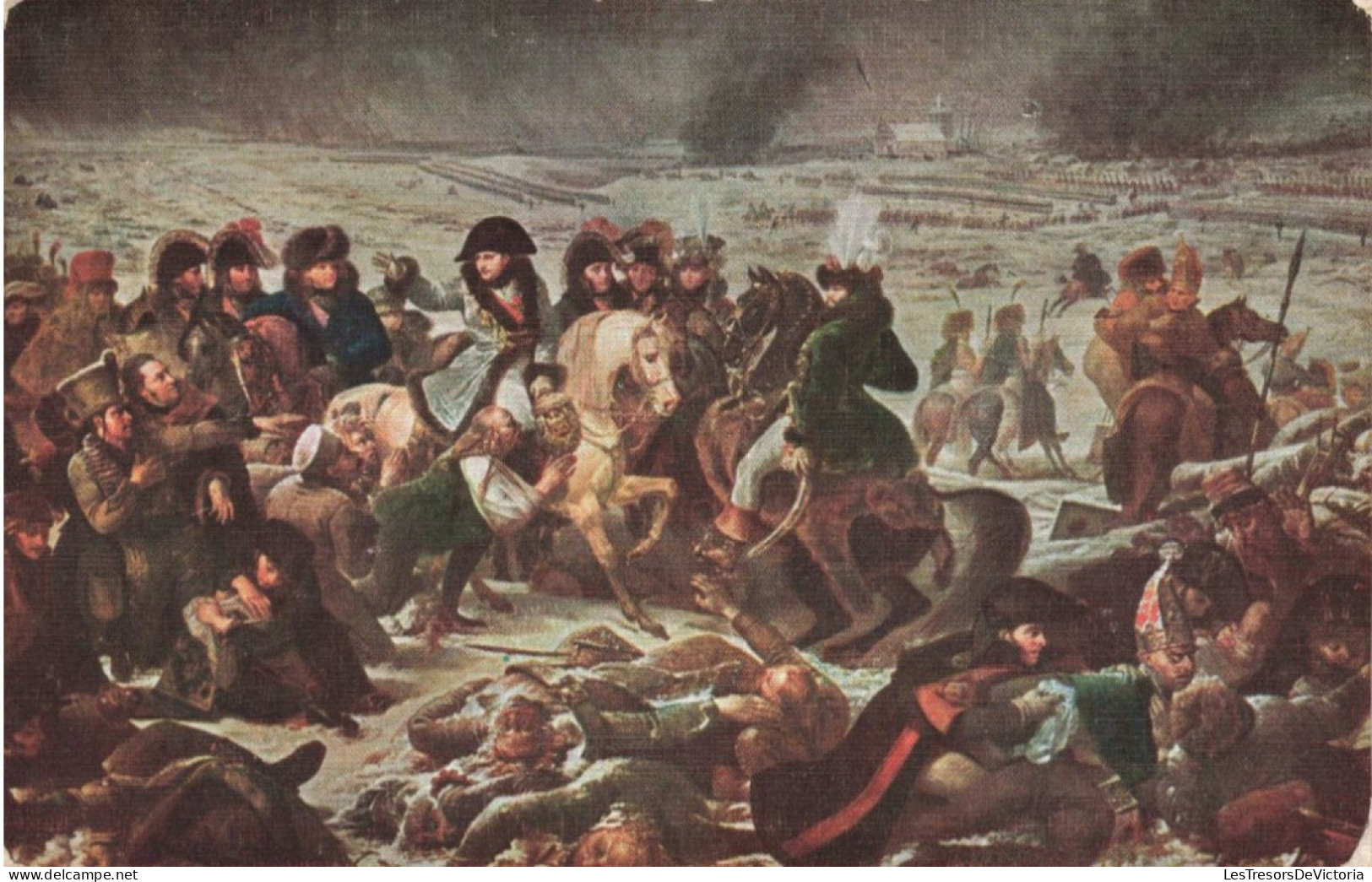 ARTS - Tableau - Baron AJ Gros - Napoléon à La Bataille D'Eylau - Carte Postale Ancienne - Malerei & Gemälde