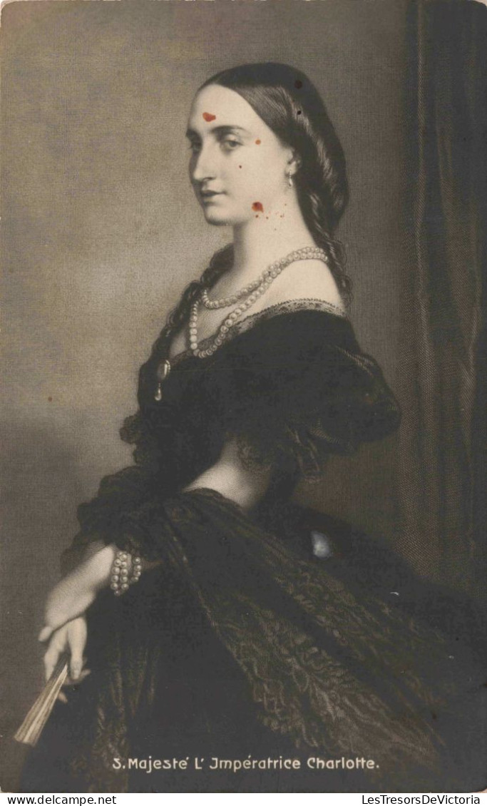FAMILLES ROYALES - Sa Majesté, L'Impératrice Charlotte - Carte Postale Ancienne - Familles Royales