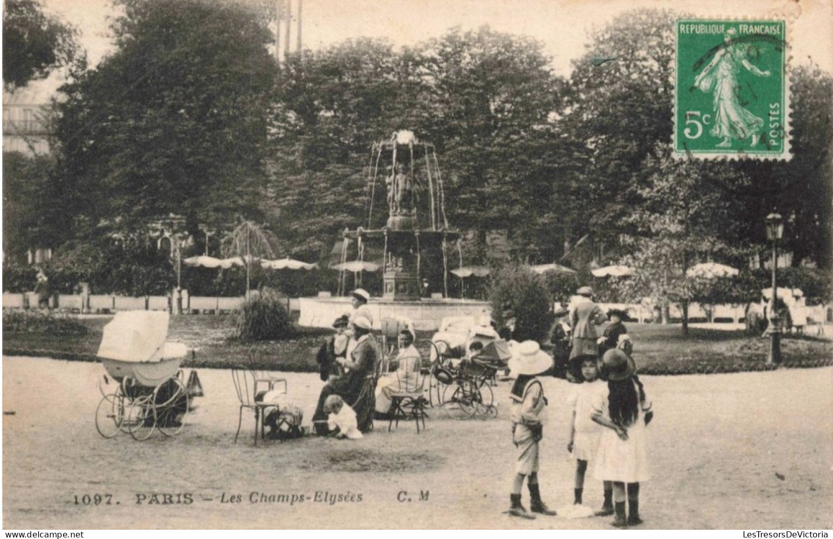 FRANCE - Paris - Les Champs Elysées - Carte Postale Ancienne - Champs-Elysées