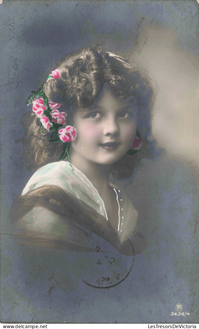 ENFANTS - Portrait D'une Petite Fille - Colorisée - Carte Postale Ancienne - Abbildungen