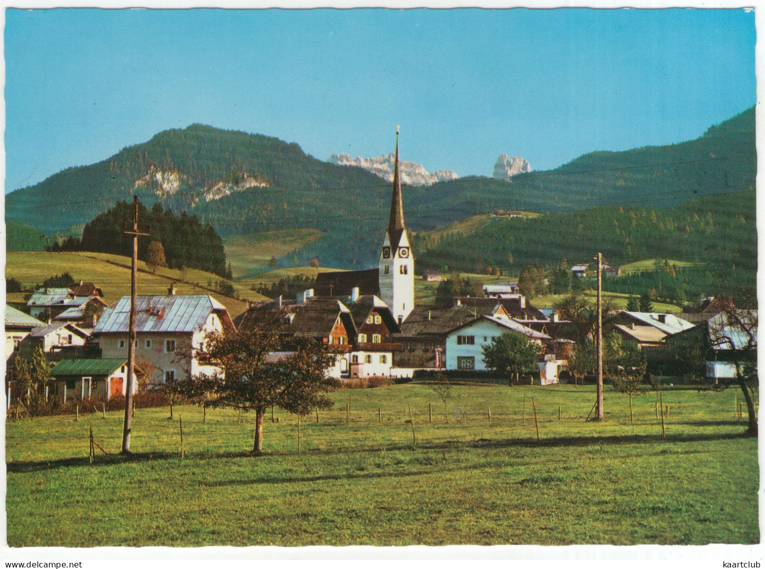 Sommerfrische Abtenau Gegen Bischofsmütze -  (Österreich/Austria) - Abtenau