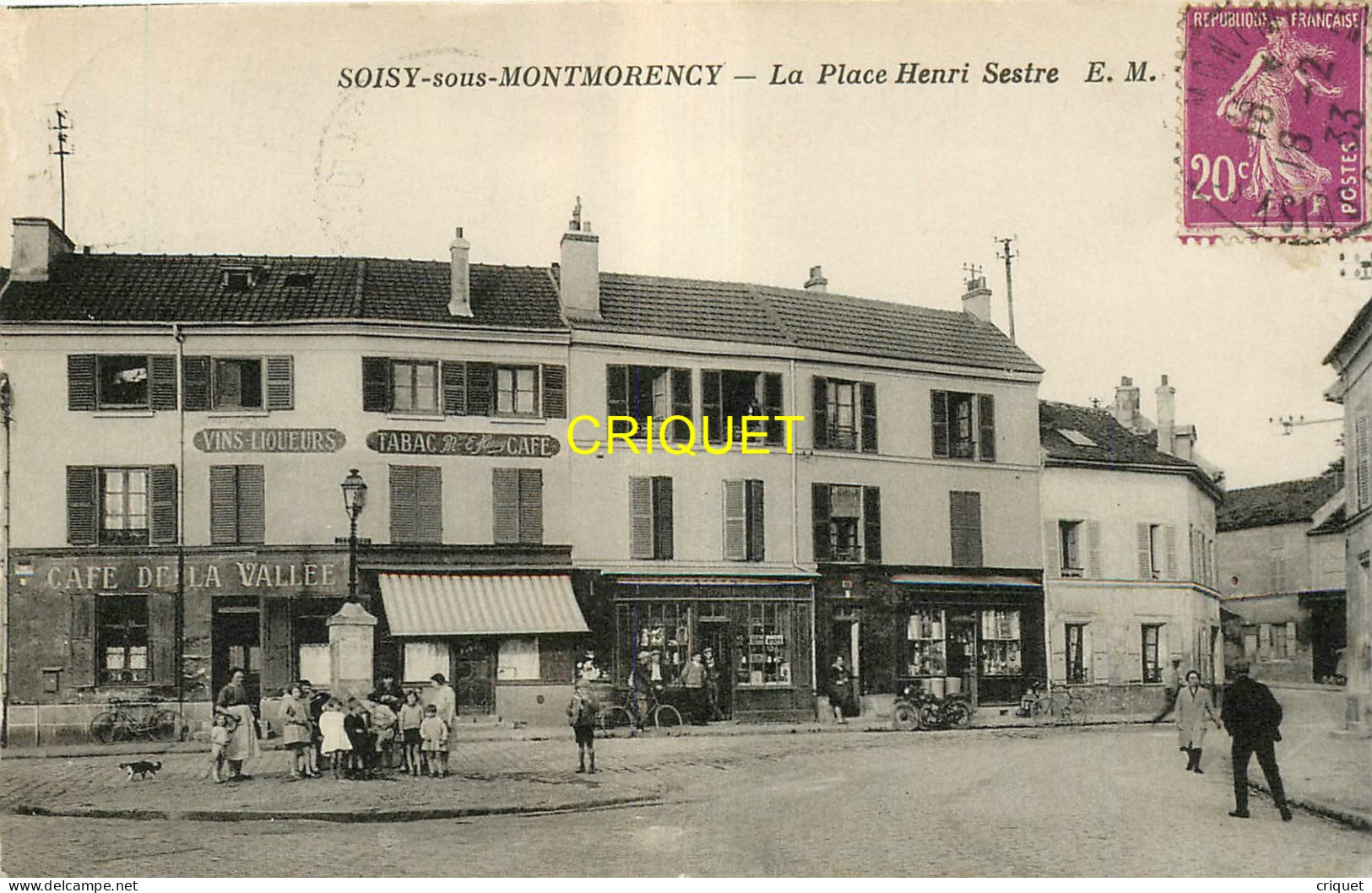 95 Soisy Sous Montmorency, Place Henri Sestre, Commerces, Café De La Vallée ... - Soisy-sous-Montmorency