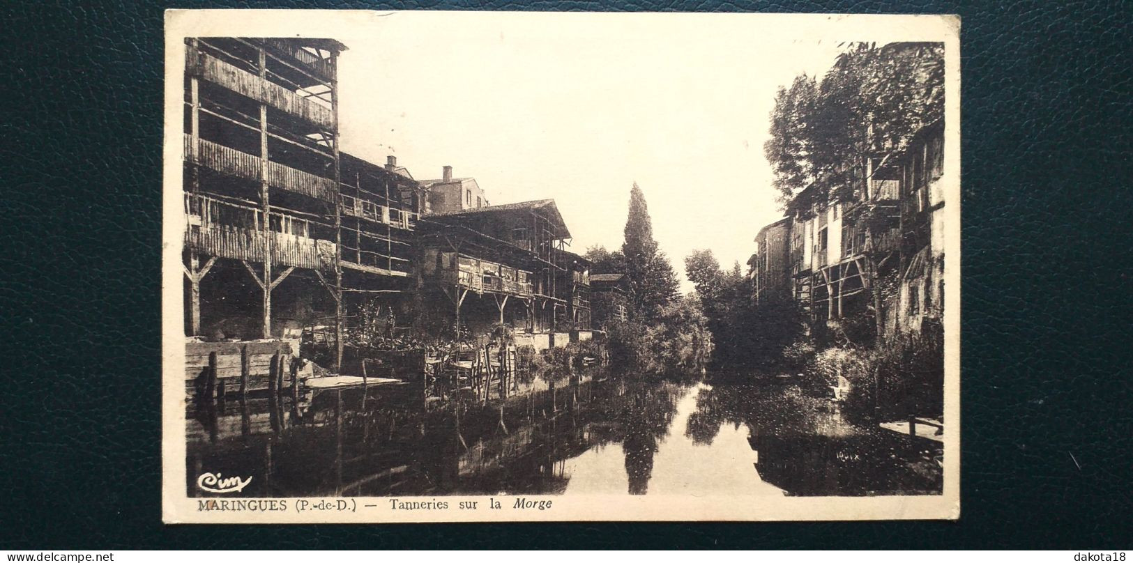 63 ,Maringues ,tanneries Sur La Morge En 1942 - Maringues