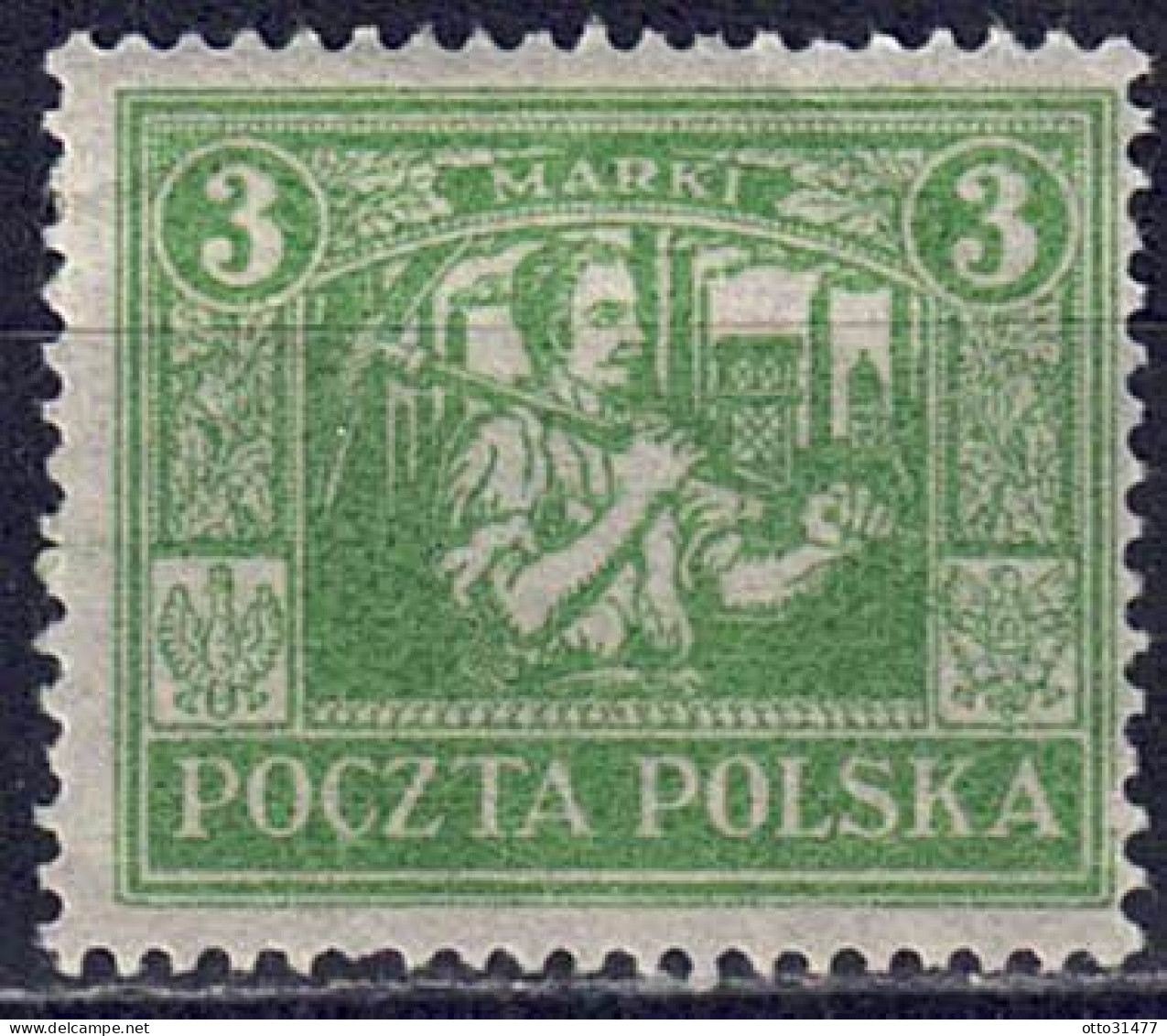 Polen 1922 - Oberschlesien, Reguläre Ausgabe Nr. 10, Postfrisch ** / MNH - Neufs