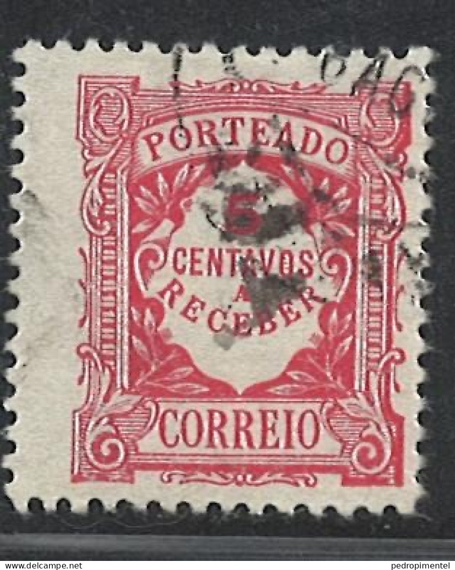 Portugal 1915 "Porteado" Condition Used Mundifil #26 - Oblitérés