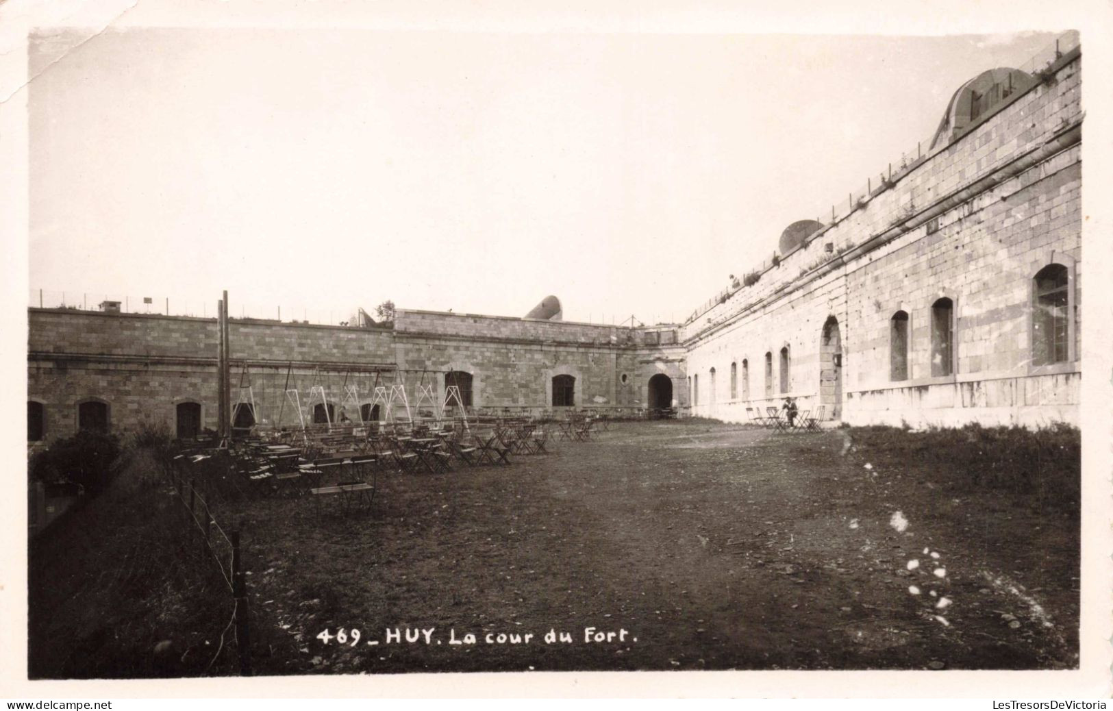 Belgique - Huy - La Cour Du Fort - Carte Postale Ancienne - Hoei