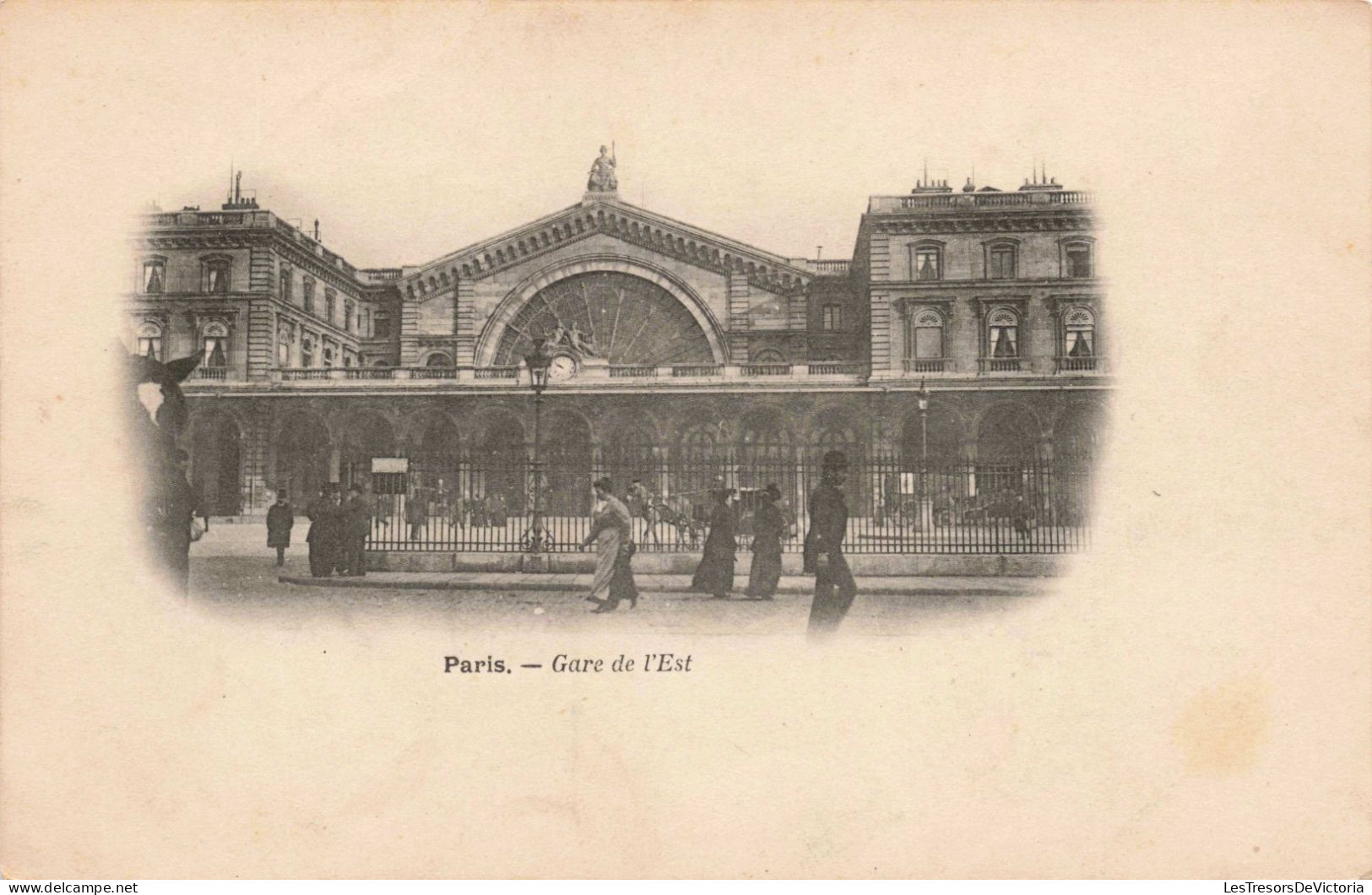 FRANCE - Paris - Gare De L'Est - Carte Postale Ancienne - Métro Parisien, Gares