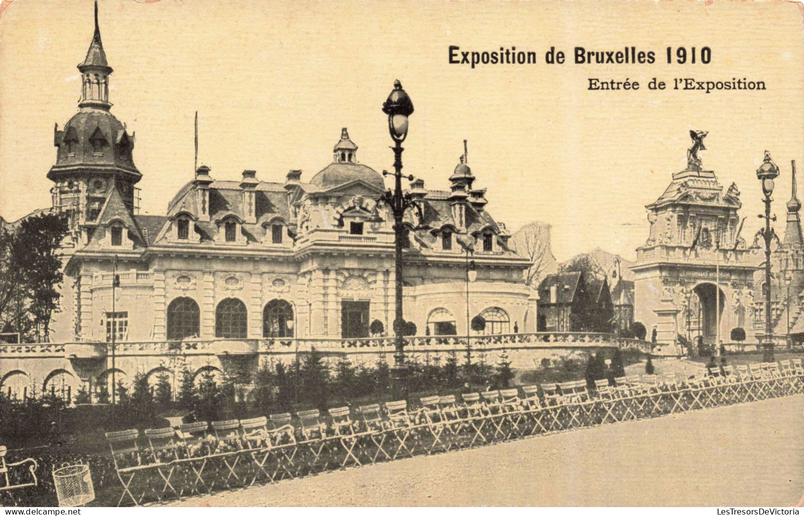 BELGIQUE - Exposition De Bruxelles 1910 - Entrée De L'Exposition - Carte Postale Ancienne - Wereldtentoonstellingen