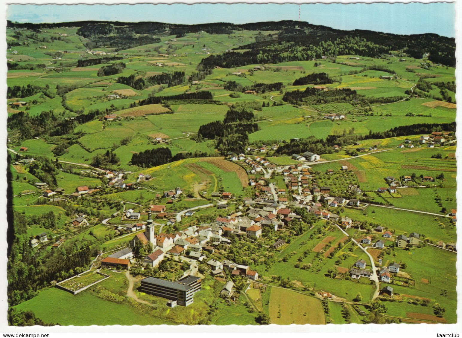 Gramastetten Im Mühlkreis, OÖ., Mit Blick Gegen Lichtenberg (Sender) - (Österreich/Austria) - Luftbild - Linz Urfahr