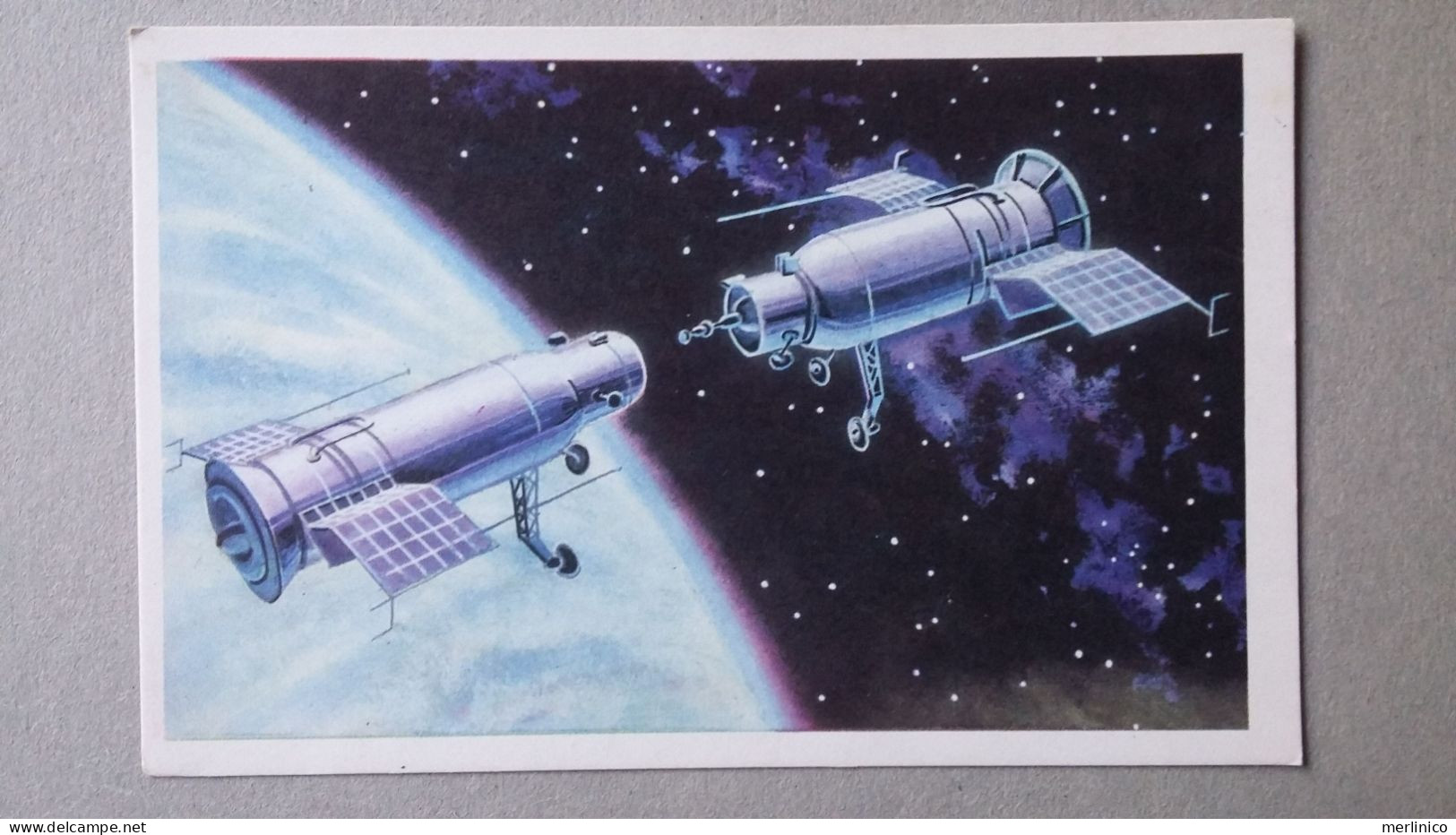 Space, Soviet Union, vintage 1969, 11 postcards