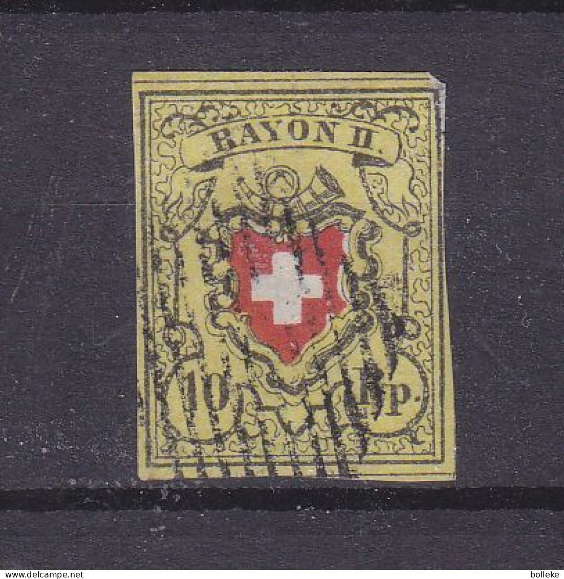 Suisse - Yvert 15 Oblitéré - Valeur 150 Euros - 1843-1852 Timbres Cantonaux Et  Fédéraux