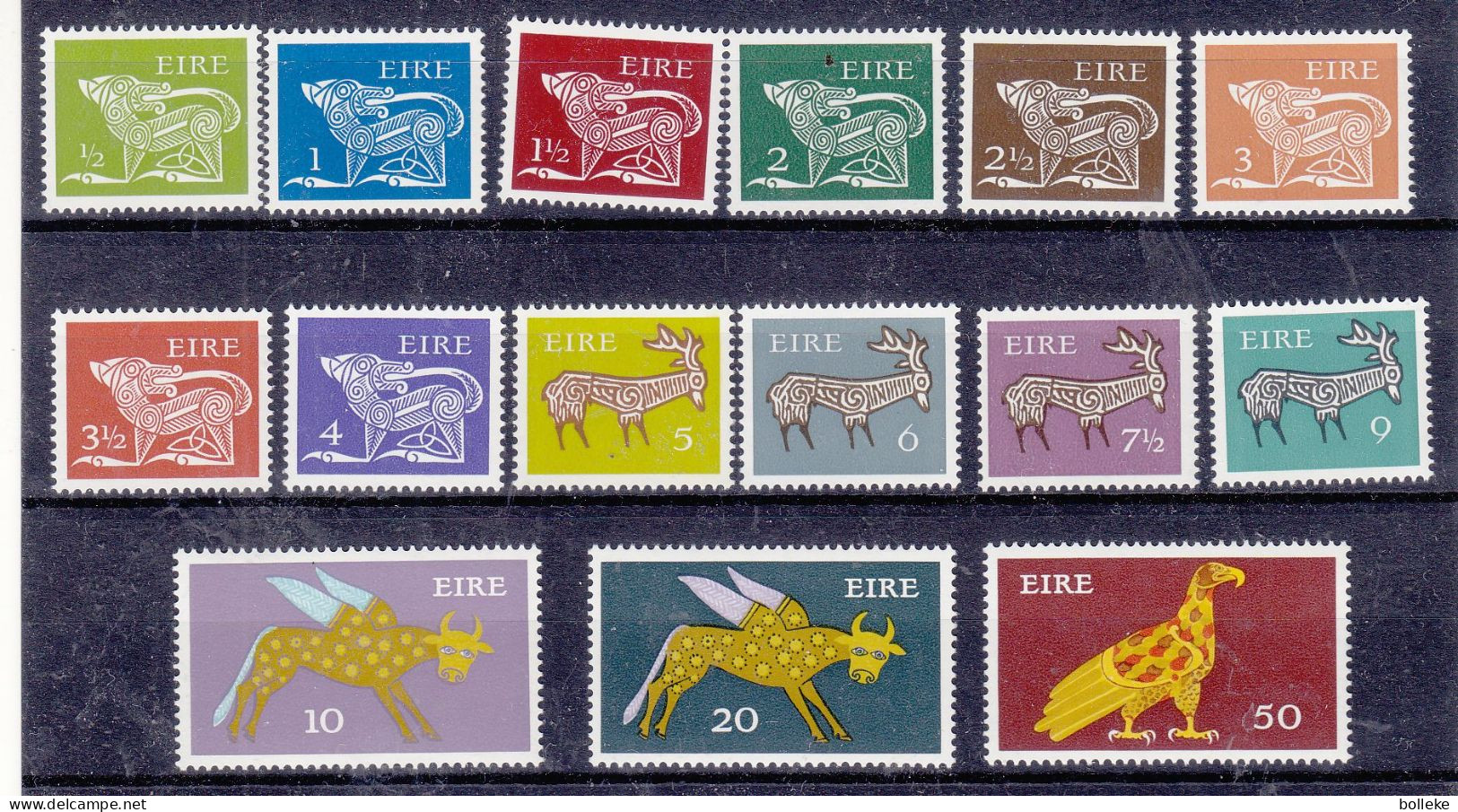 Irlande - Yvert 252 / 66 ** - Rapaces - Valeur 60 Euros - - Neufs