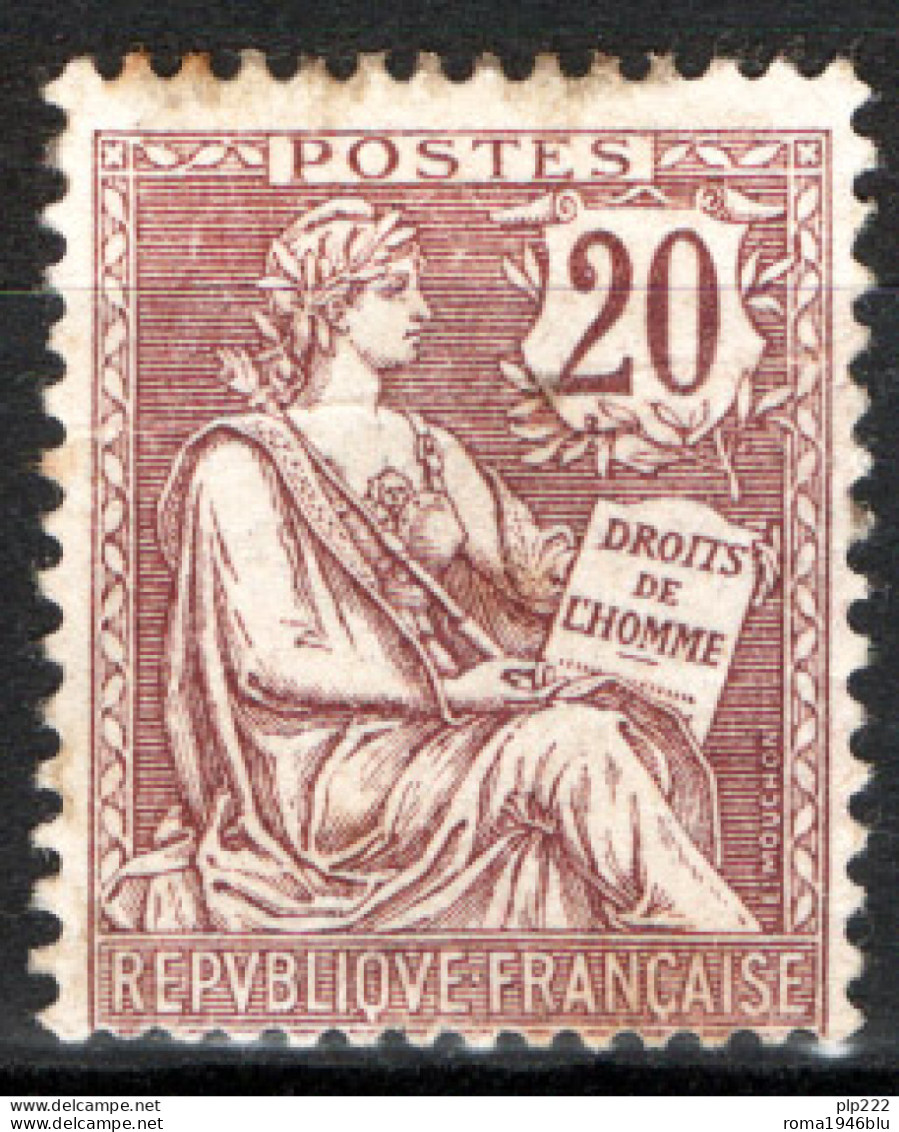 Francia 1902 Unif.126 */MH VF/F - 1900-02 Mouchon