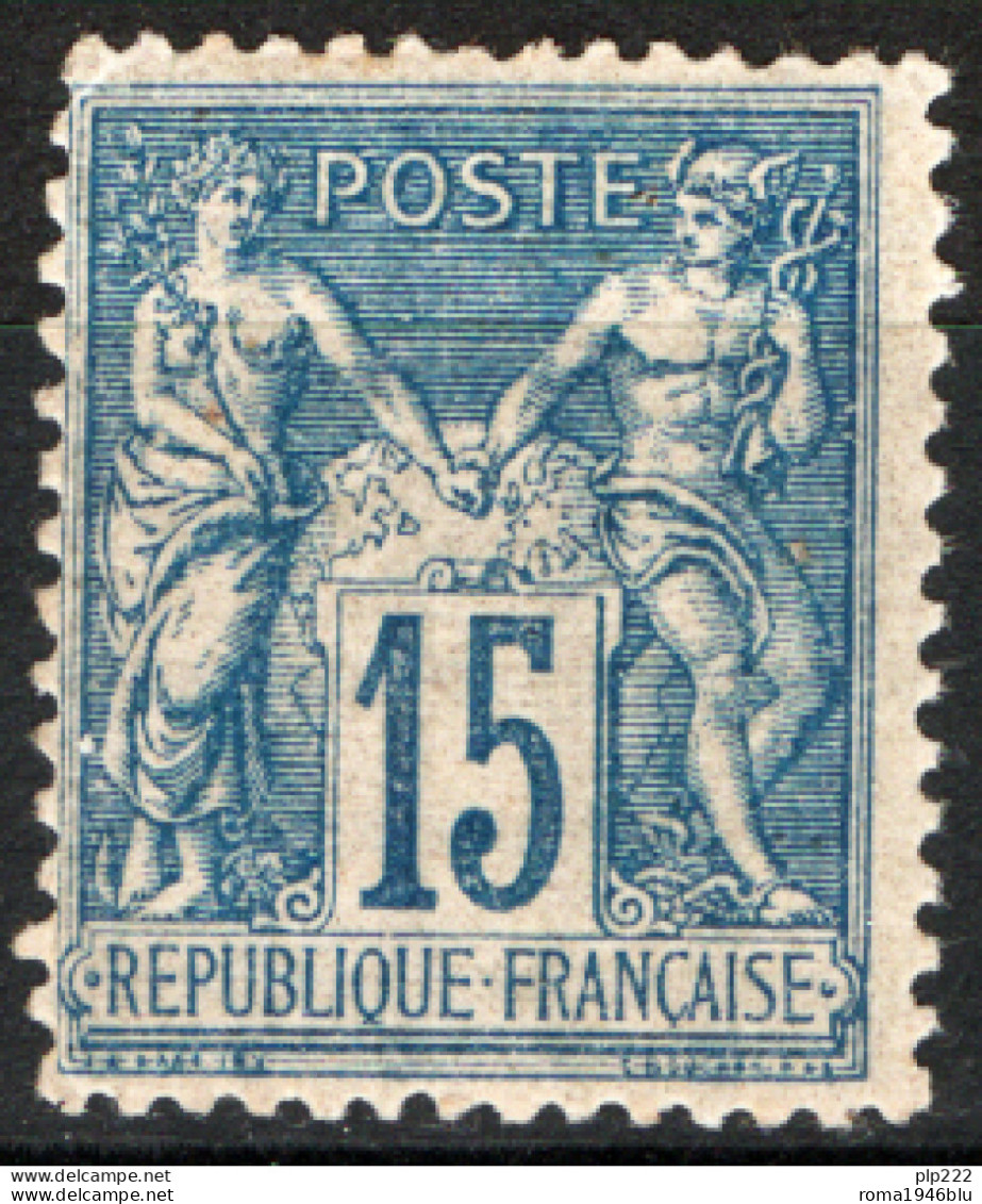 Francia 1892 Unif.101 */MVLH  VF/F - 1876-1898 Sage (Tipo II)