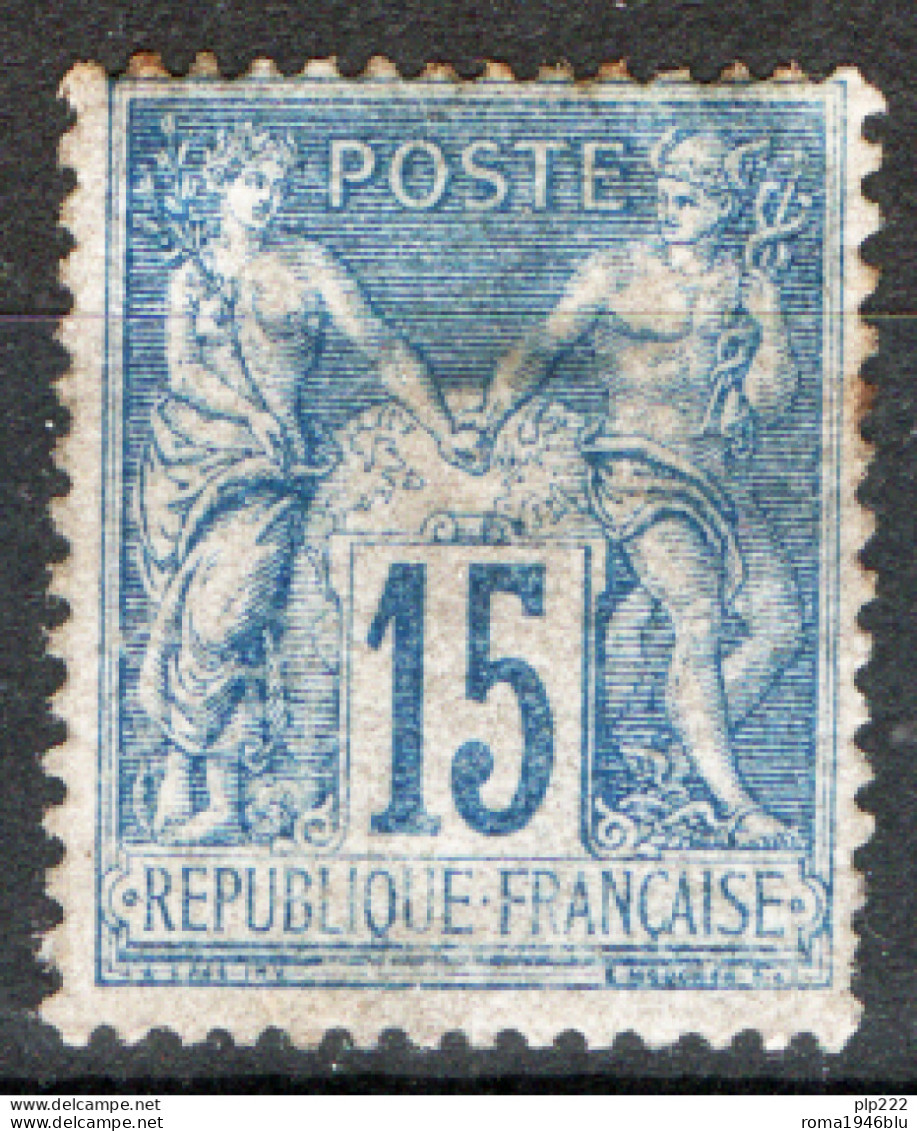 Francia 1877 Unif.90 */MH  VF/F - 1876-1898 Sage (Type II)