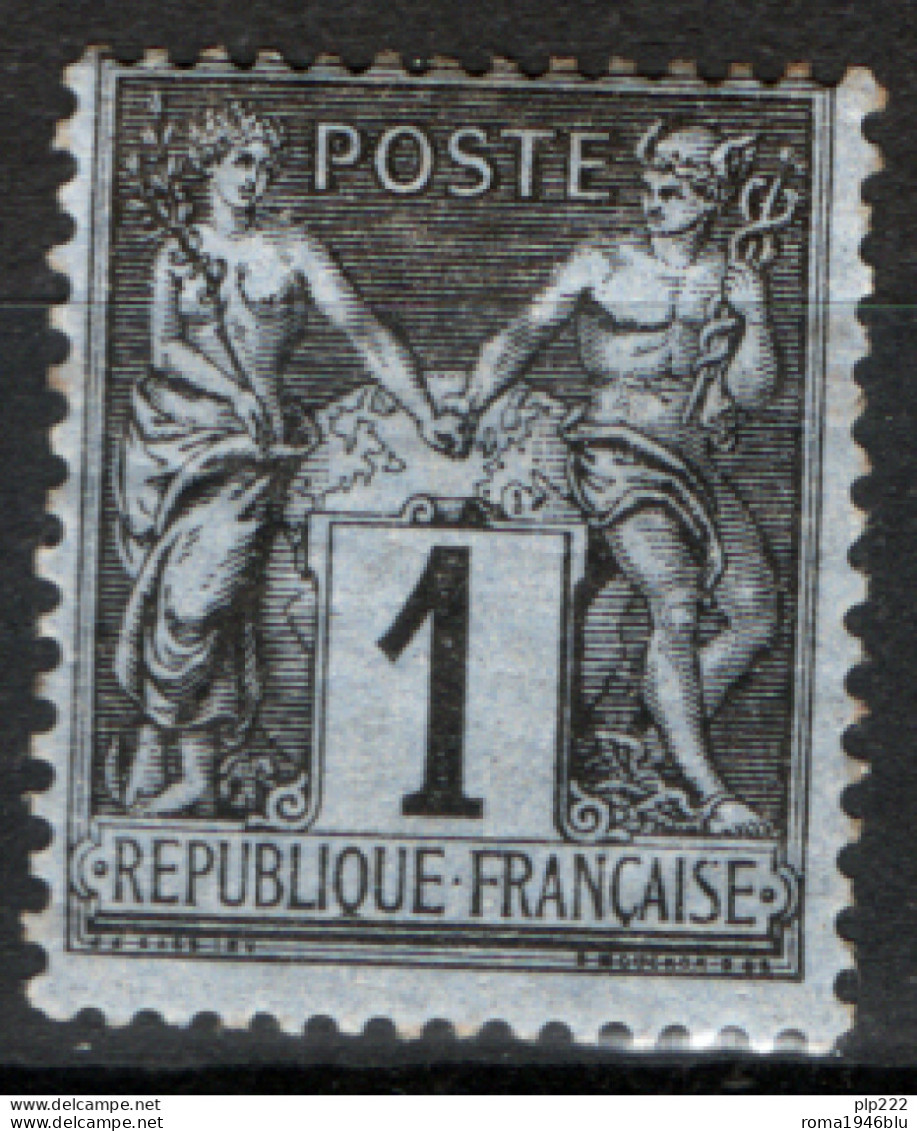 Francia 1877 Unif.83 */MH  VF/F - 1876-1898 Sage (Type II)