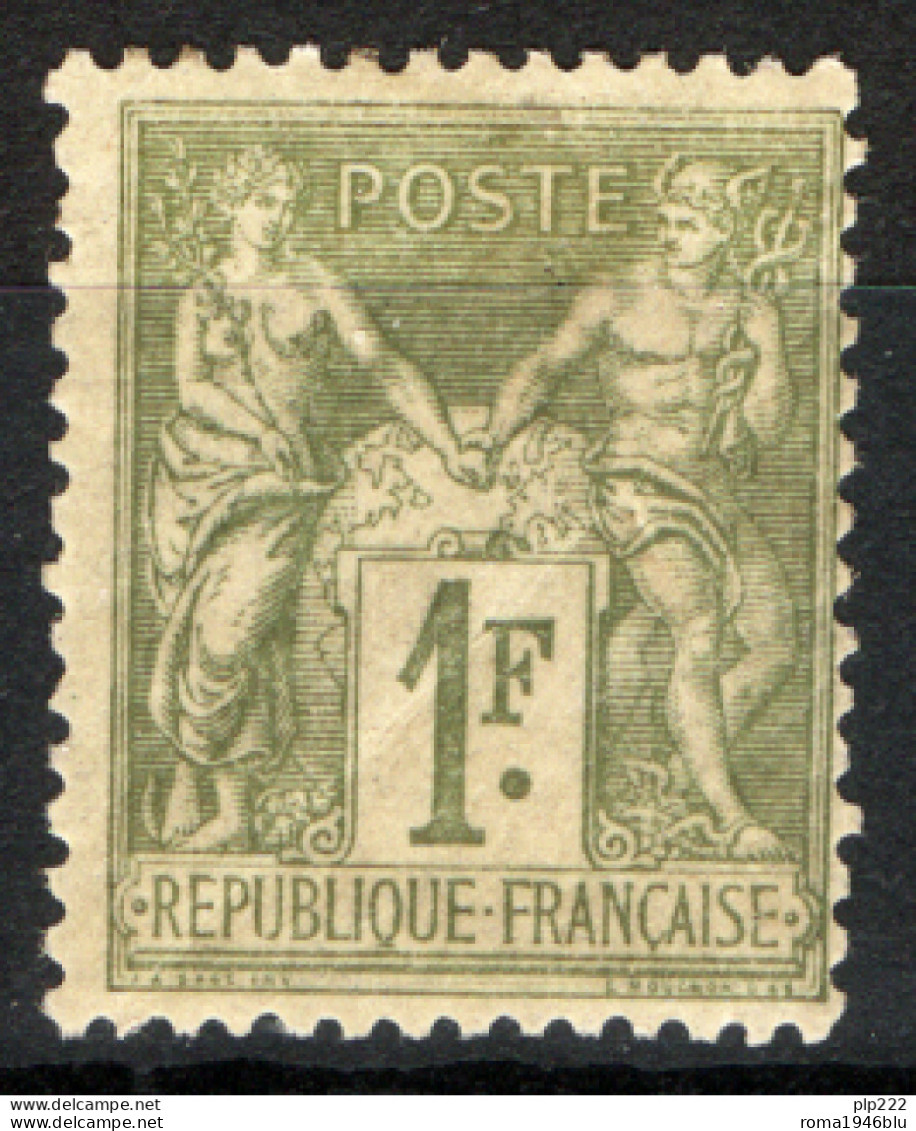 Francia 1876 Unif.82 */MH  VF/F - 1876-1898 Sage (Type II)