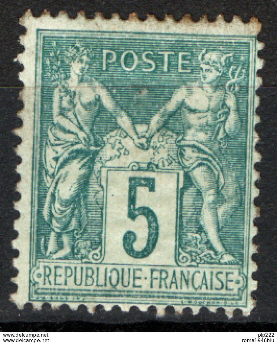 Francia 1876 Unif.75 */MH  VF/F - 1876-1898 Sage (Type II)