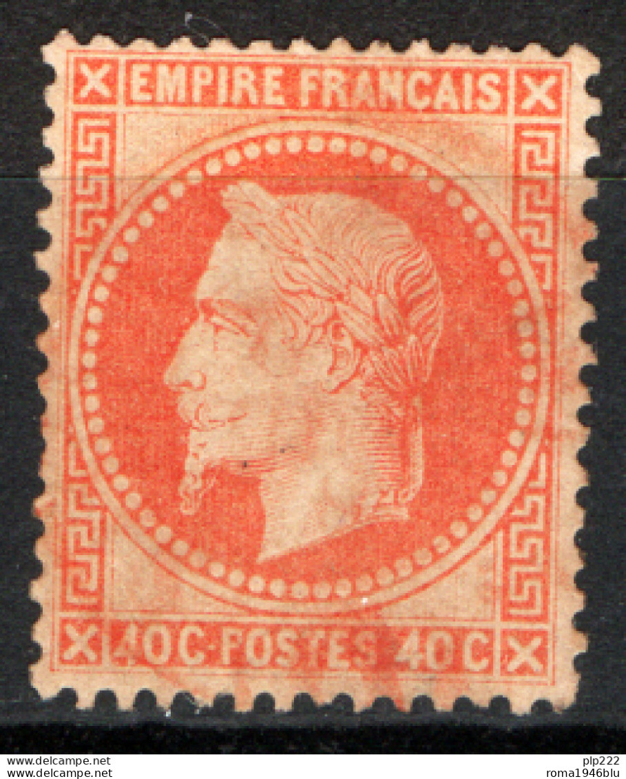 Francia 1862 40c. Unif.31 */MH  VF/F - 1863-1870 Napoléon III. Laure