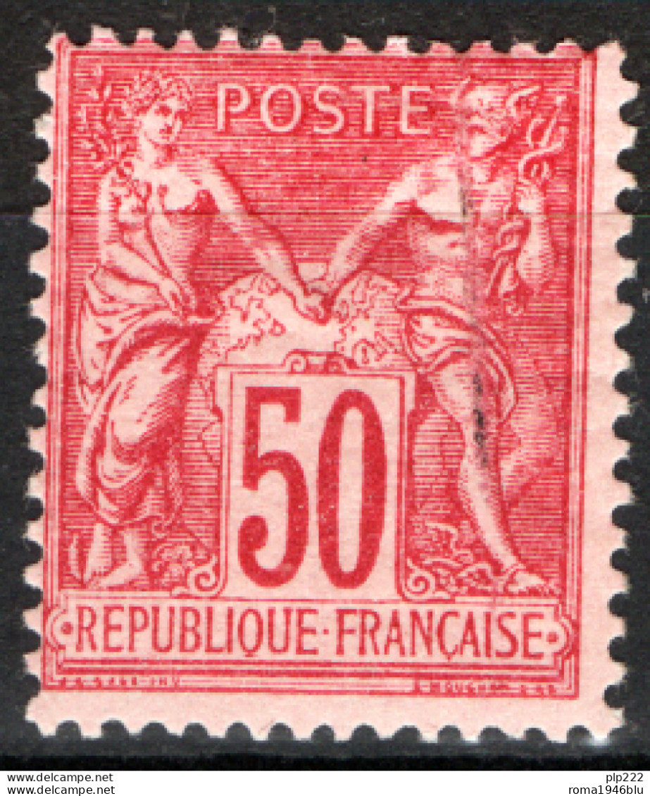 Francia 1884 Unif.97 */MH  VF/F - 1876-1898 Sage (Type II)