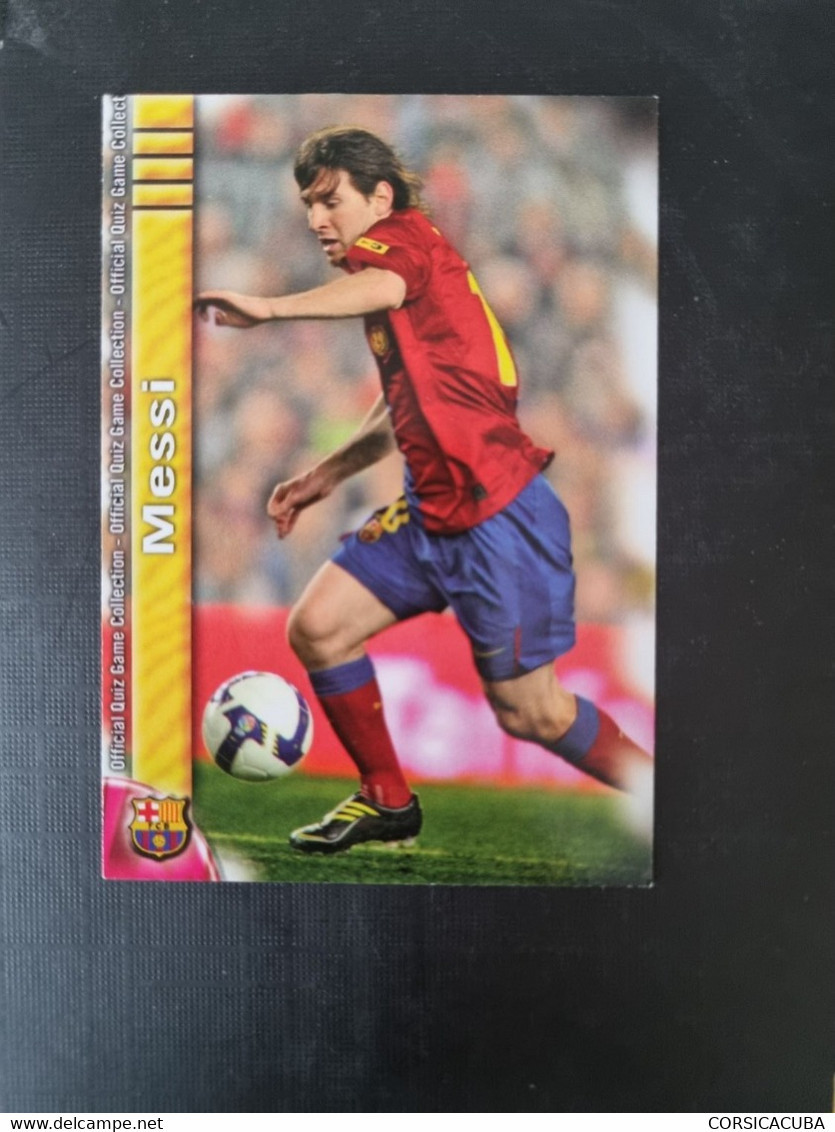 CARTE  FOOT  BARCELONA  2010  MESSI  //  PARFAIT  ETAT  //  1er  CHOIX  // - Trading Cards