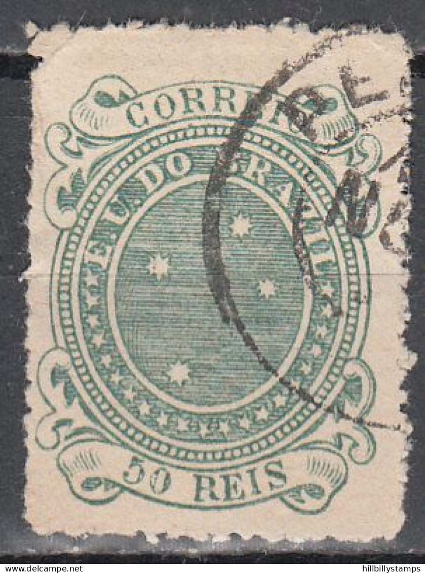 BRAZIL   SCOTT NO 100  USED  YEAR  1890 - Used Stamps