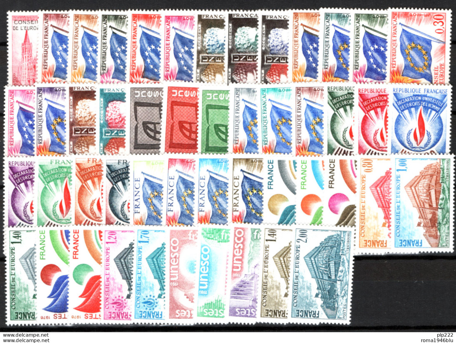 Francia 1958/80 Servizio Collezione Completa / Complete Collection **/MNH VF - Nuevos