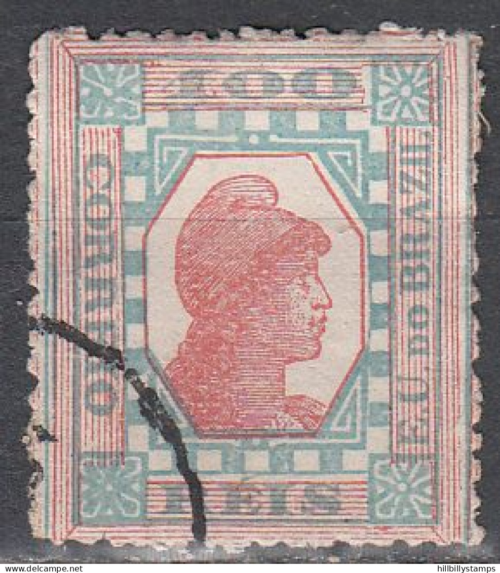 BRAZIL   SCOTT NO 109  USED  YEAR  1891 - Oblitérés