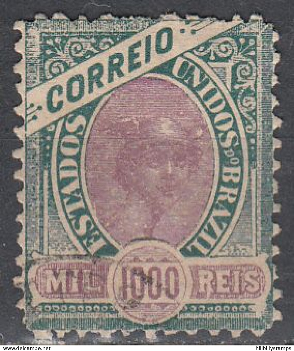 BRAZIL   SCOTT NO 122  USED  YEAR  1894 - Gebruikt