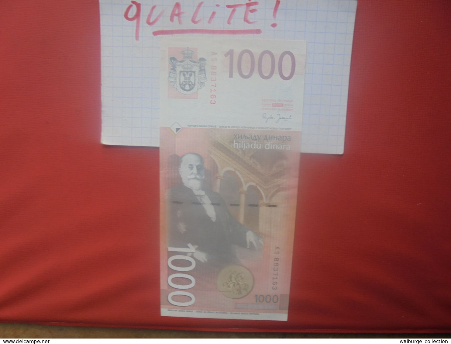 SERBIE 1000 DINARA 2006 Circuler Belle Qualité - Serbien