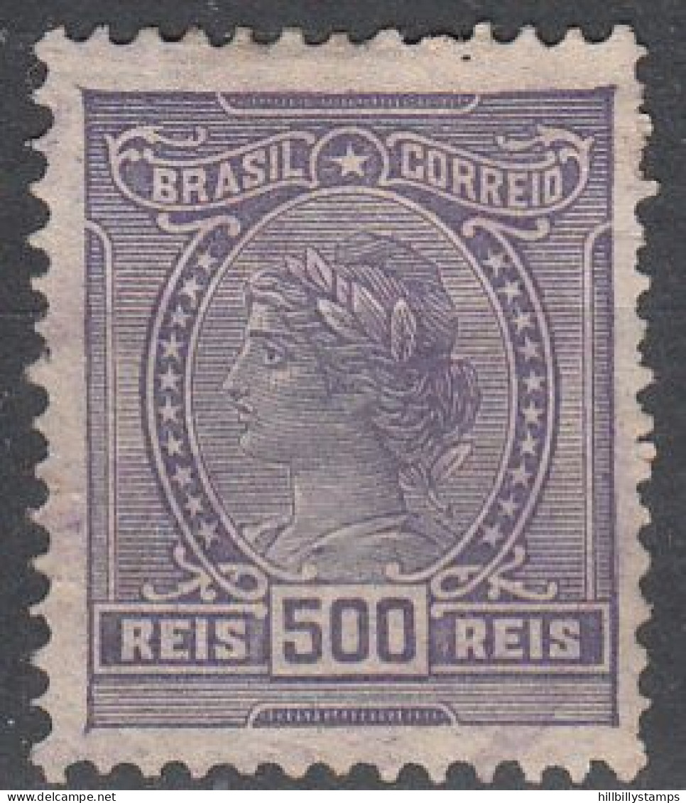 BRAZIL   SCOTT NO 206  USED  YEAR  1918  UNWATERMARKED - Used Stamps