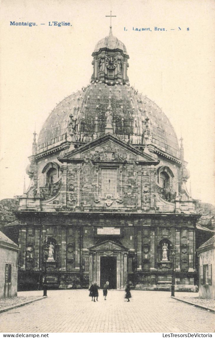 BELGIQUE -Montaigu - Scherpenheuvel - L'Eglise - Carte Postale Ancienne - Scherpenheuvel-Zichem