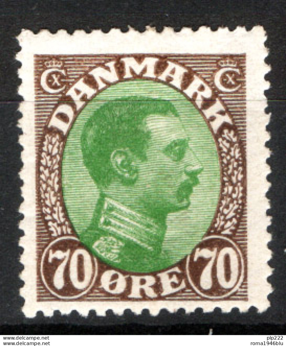 Danimarca 1918 Unif.114 **/MNH VF/F - Unused Stamps