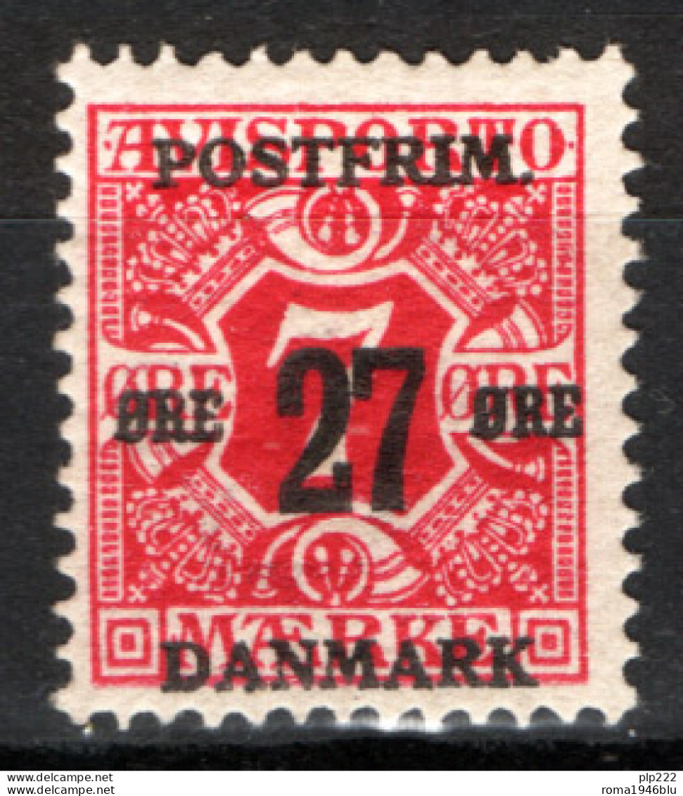 Danimarca 1918 Unif.89 **/MNH VF/F - Nuevos