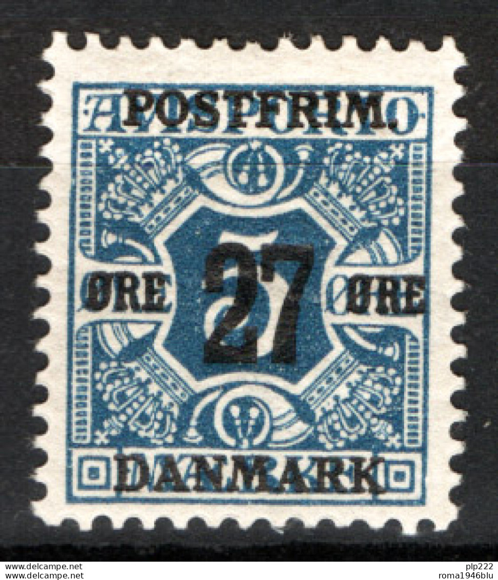 Danimarca 1918 Unif.88 **/MNH VF/F - Ungebraucht