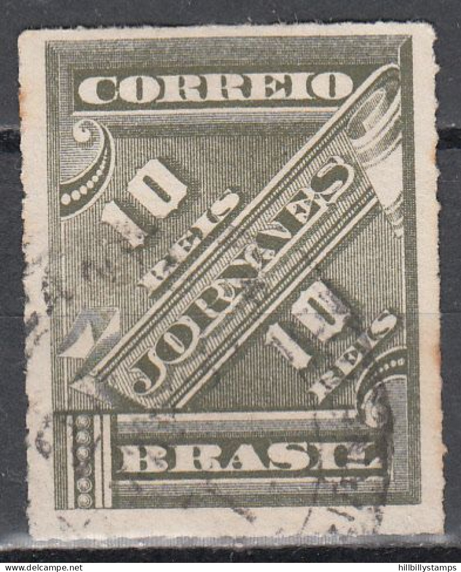 BRAZIL   SCOTT NO P10  USED YEAR  1889 - Service