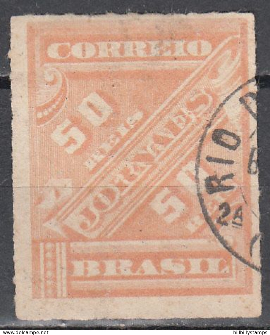 BRAZIL   SCOTT NO P12  USED YEAR  1889 - Officials