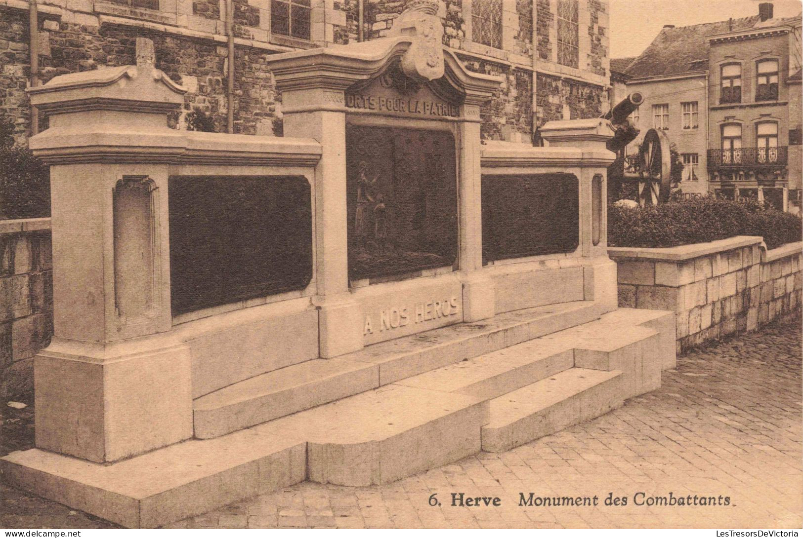 BELGIQUE - Herve - Monument Des Combattants - Carte Postale Ancienne - Herve