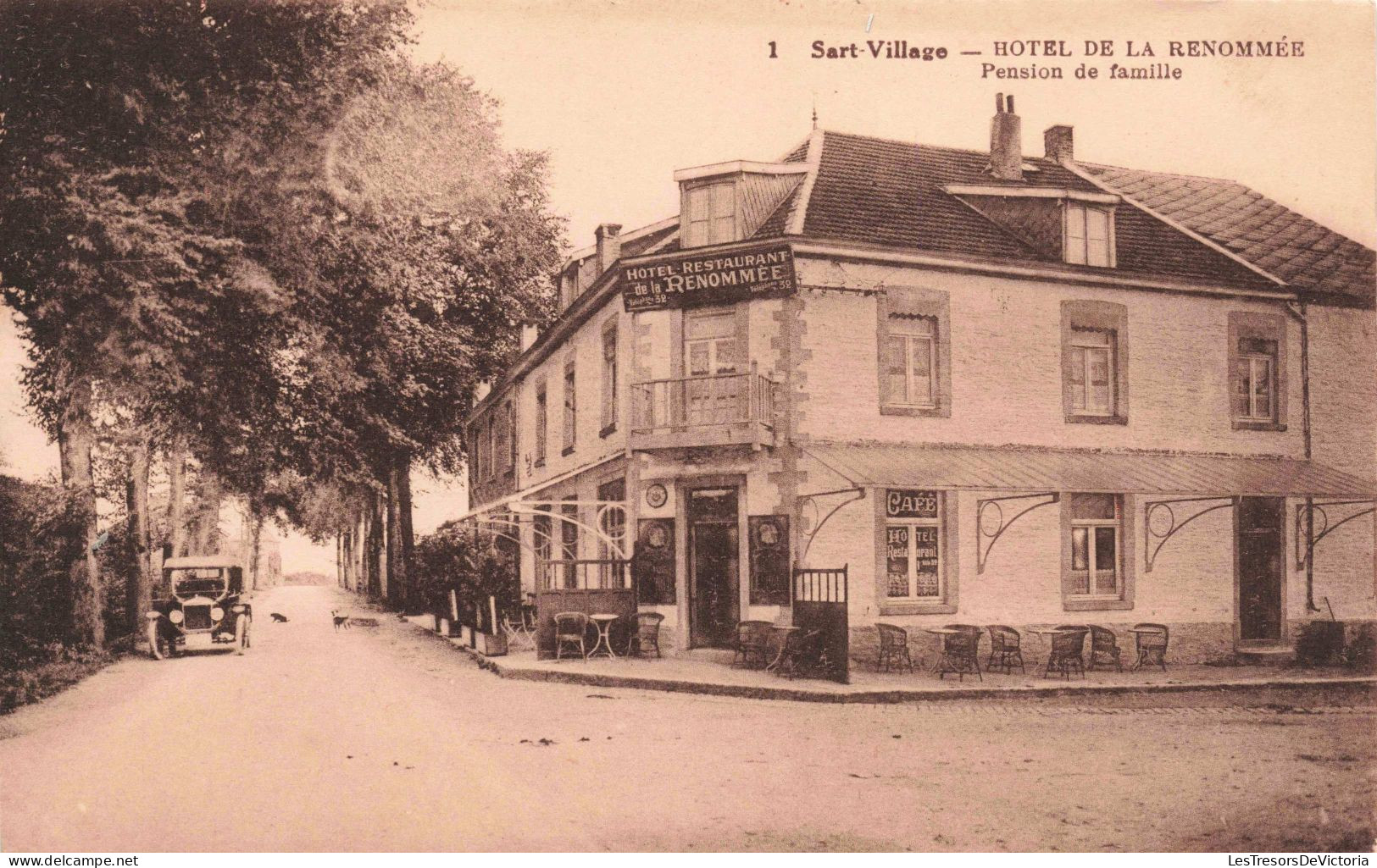 BELGIQUE - Sart Village - Hotel De La Renommée - Pension De Famille  - Carte Postale Ancienne - Jalhay